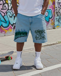 Big & Tall Denim Graffiti Streetwear Jeans for big men