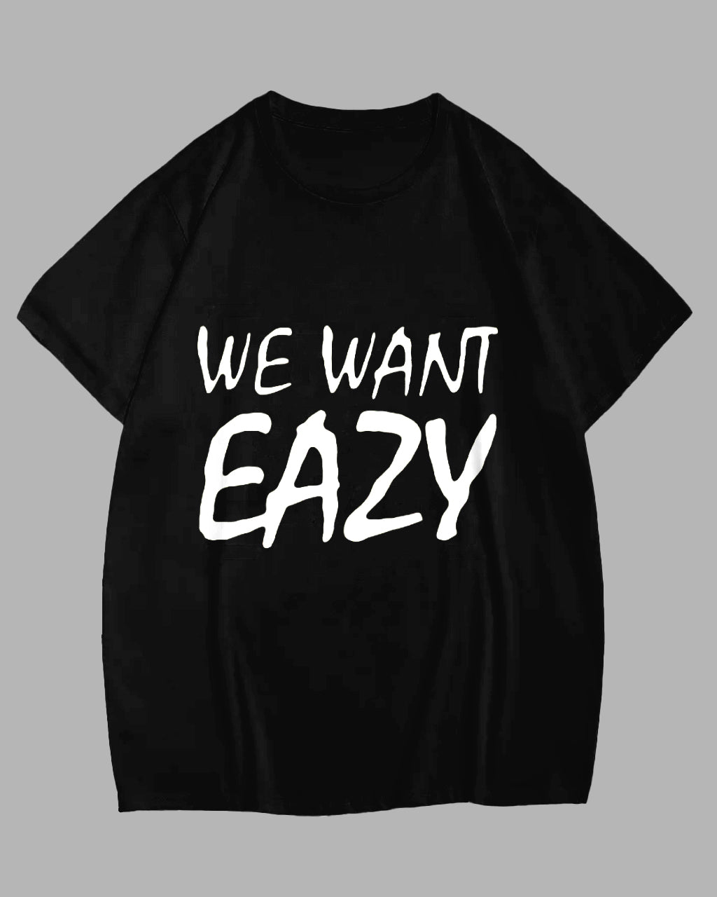 Big & Tall Black Graphic T-Shirt for big men