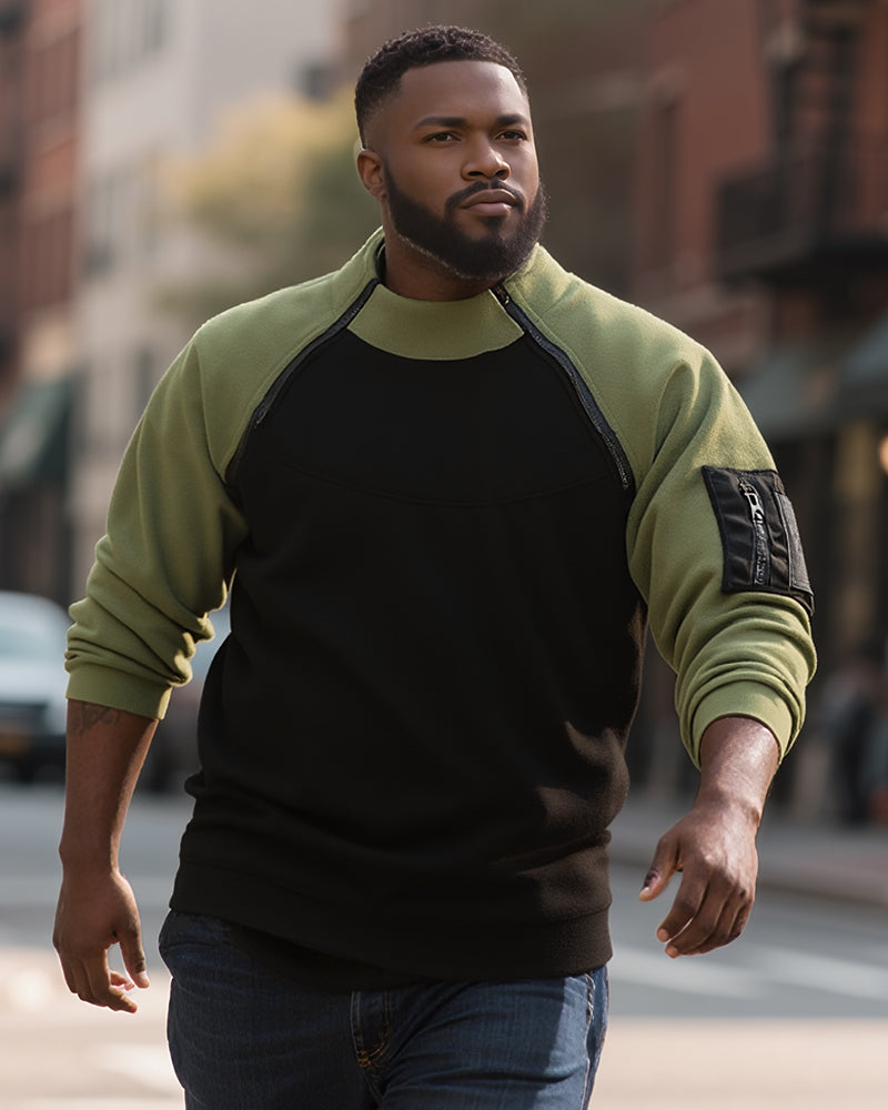 Big & Tall Colorblock Men's Clothing for big men view 3