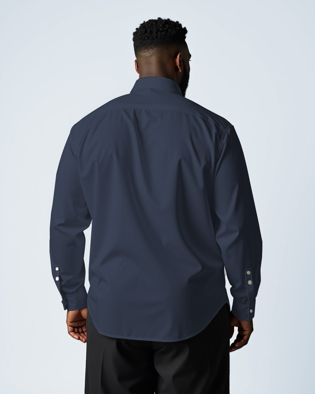 Big & Tall Graphic Long Sleeve Shirt for big men view 2