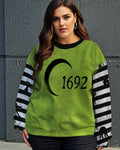 Big & Tall Colorblock Striped Graphic Men's Clothing for big men