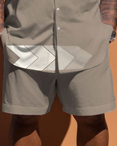 Big & Tall Geometric Jeans for big men view 3