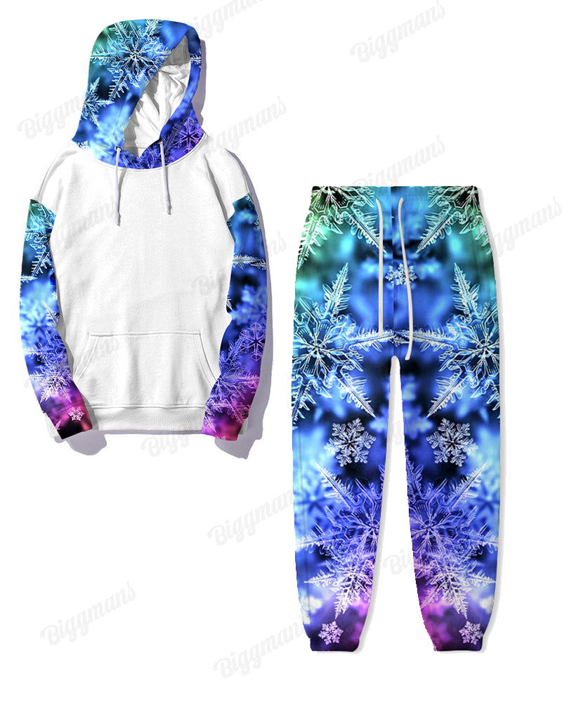Big & Tall Hoodie Sweatpants Set for big men view 6