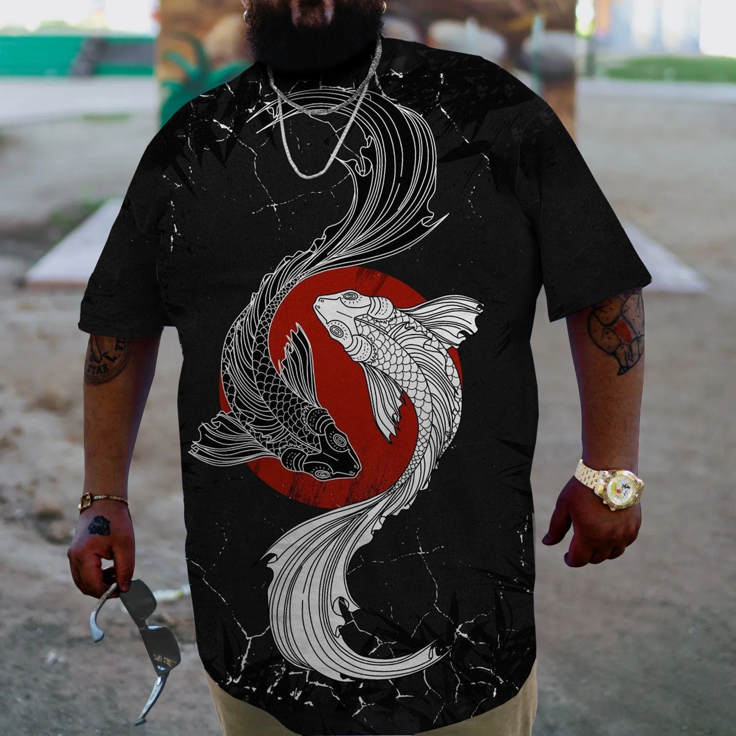 Big & Tall Graphic T-Shirt for big men view 2