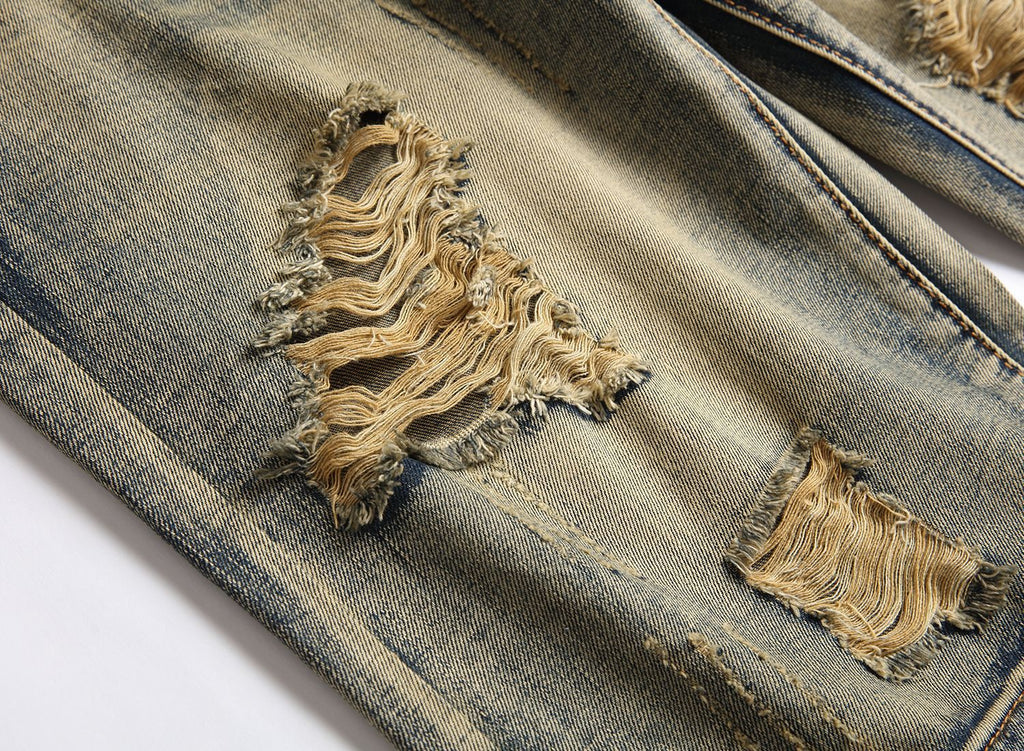 Big & Tall Denim Graffiti Streetwear Jeans for big men view 5