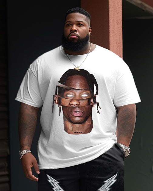 Big & Tall Streetwear Two-piece Set for big men view 2