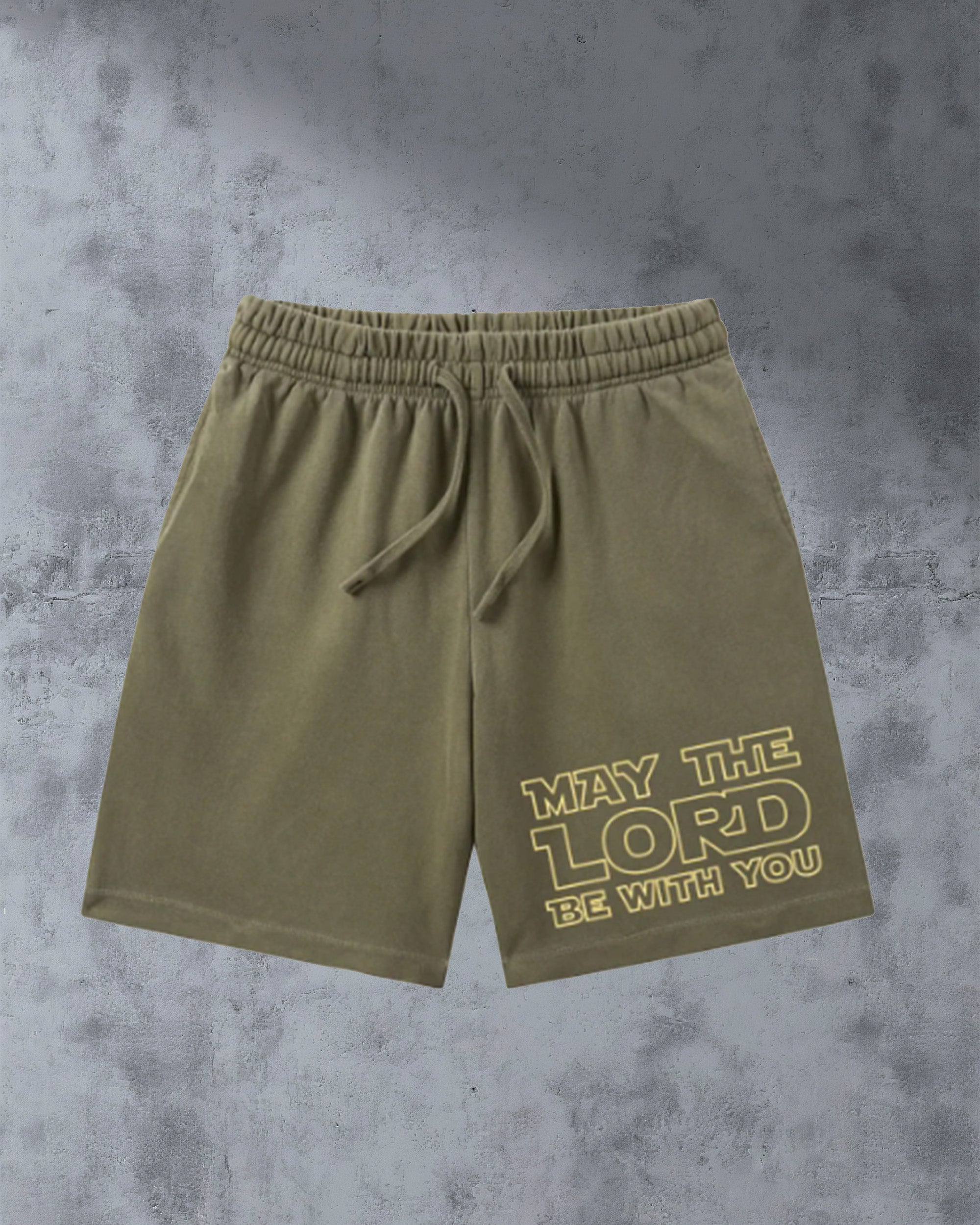 Big & Tall Gradient Graphic Streetwear Shorts for big men view 5