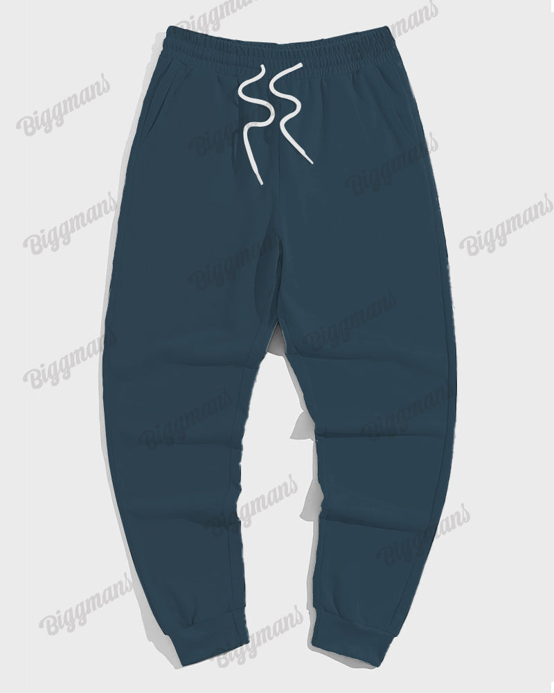 Big & Tall Graphic Hoodie Sweatpants Set for big men view 3