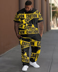 Big & Tall Streetwear Two-piece Set for big men view 1