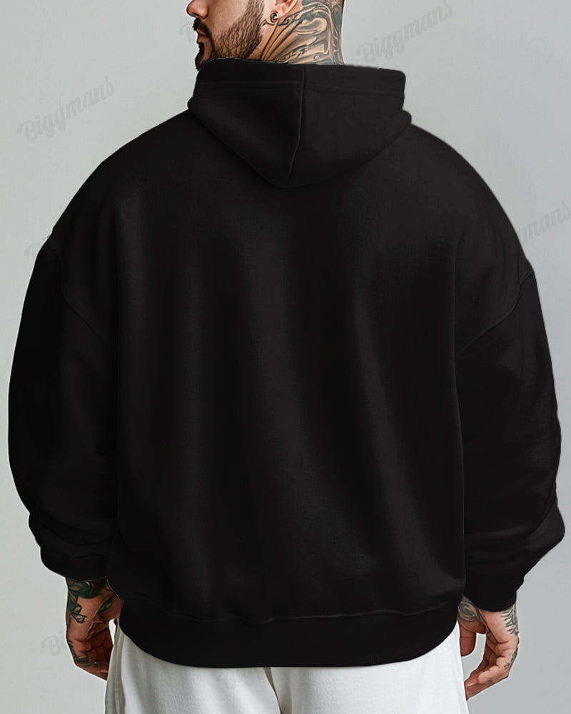 Big & Tall Graphic Hoodie for big men view 7