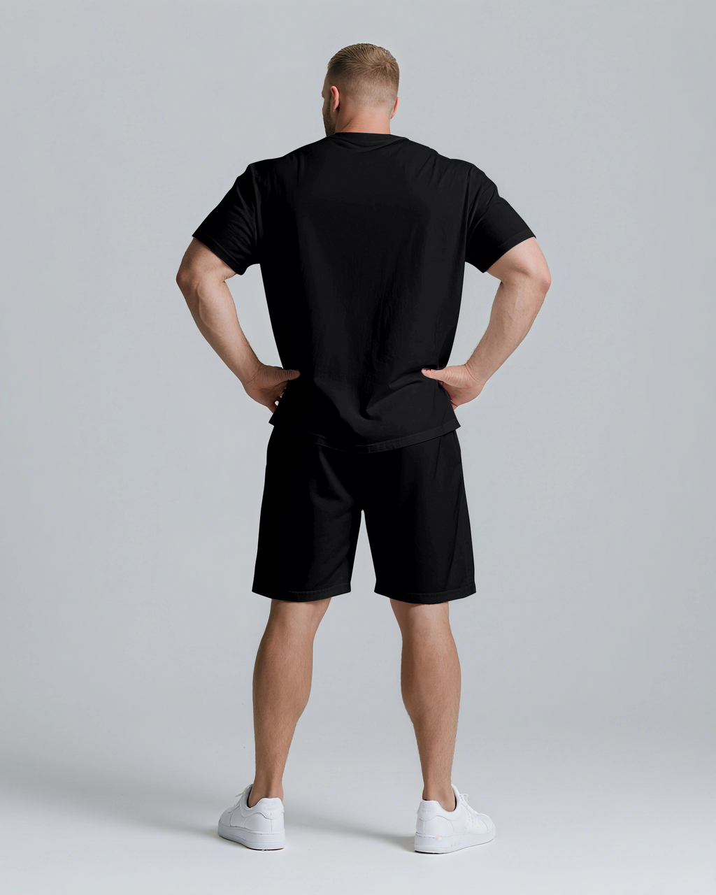 Big & Tall Streetwear Two-piece Set for big men view 3