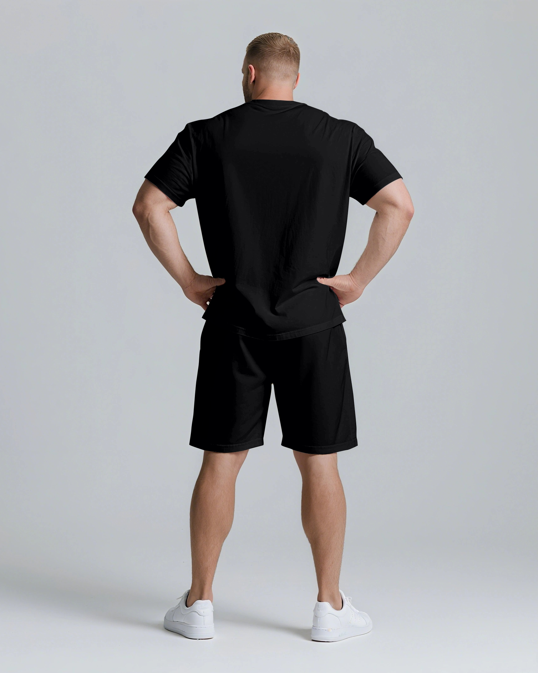 Big & Tall Streetwear Two-piece Set for big men view 3