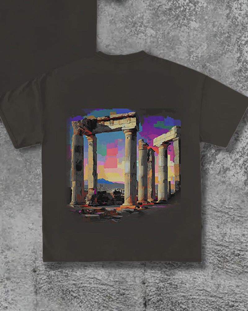 Big & Tall Graphic Streetwear T-Shirt for big men view 3
