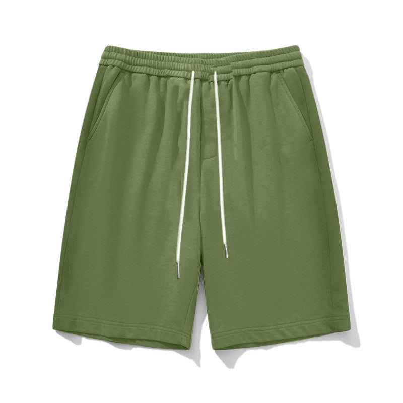 Big & Tall Solid Color Athletic Shorts for big men view 11