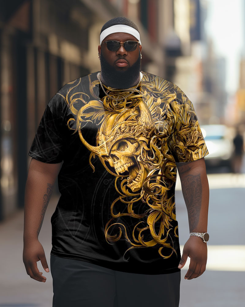 Big & Tall Graphic Skull T-Shirt for big men