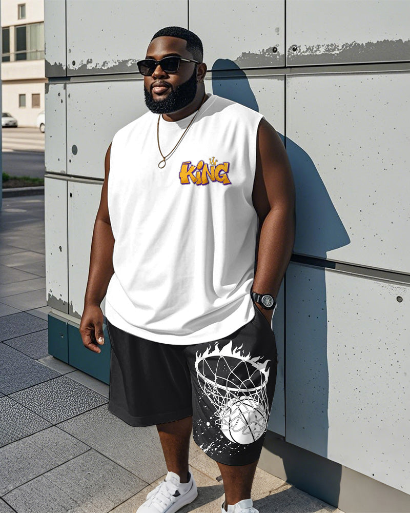 Big & Tall Graphic Two-piece Set for big men view 1