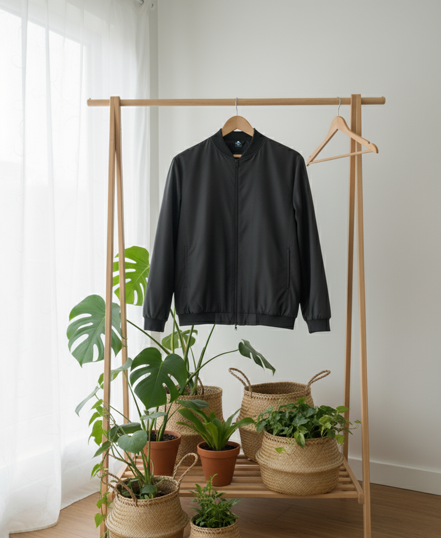 Big & Tall Black Solid Color Men's Clothing for big men view 10