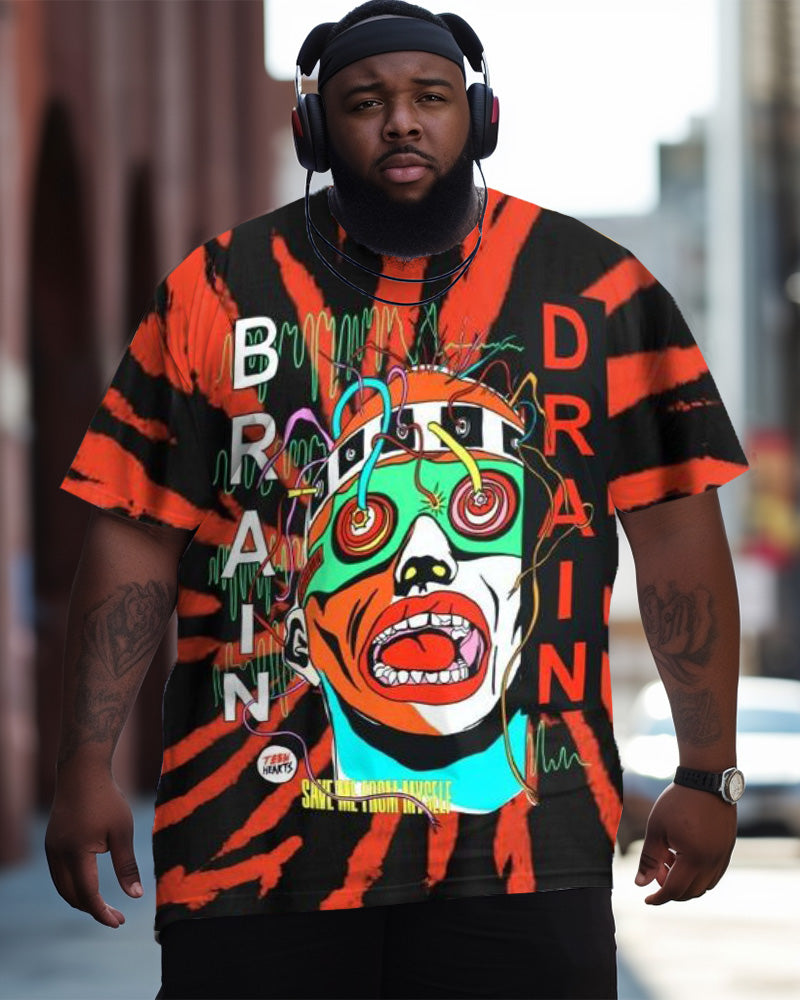 Big & Tall Graffiti Jeans for big men
