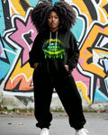 Big & Tall Graphic Hoodie Sweatpants Set for big men view 1