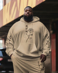 Big & Tall Graphic Hoodie for big men view 2