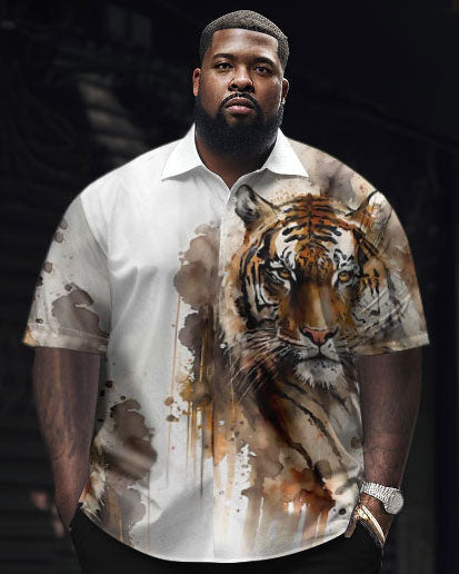 Big & Tall Splash Ink Jeans for big men view 2