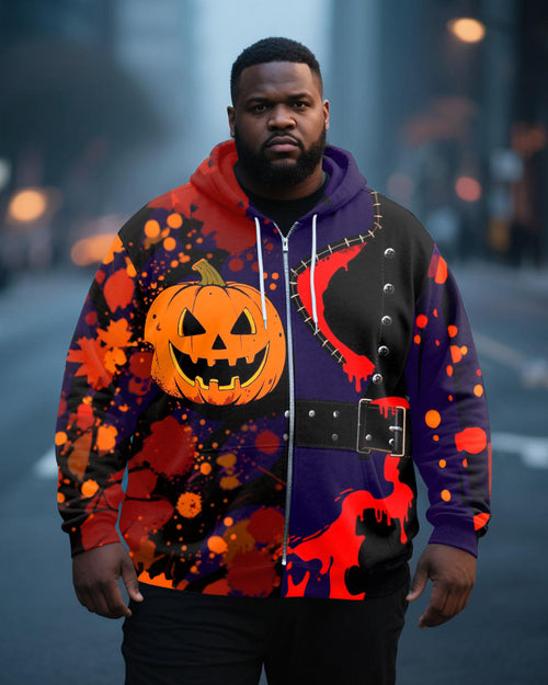 Big & Tall Graphic Graffiti Hoodie for big men view 1