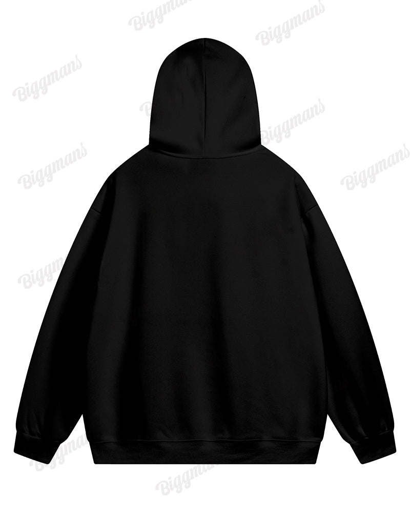 Big & Tall Graphic Hoodie Sweatpants Set for big men view 4