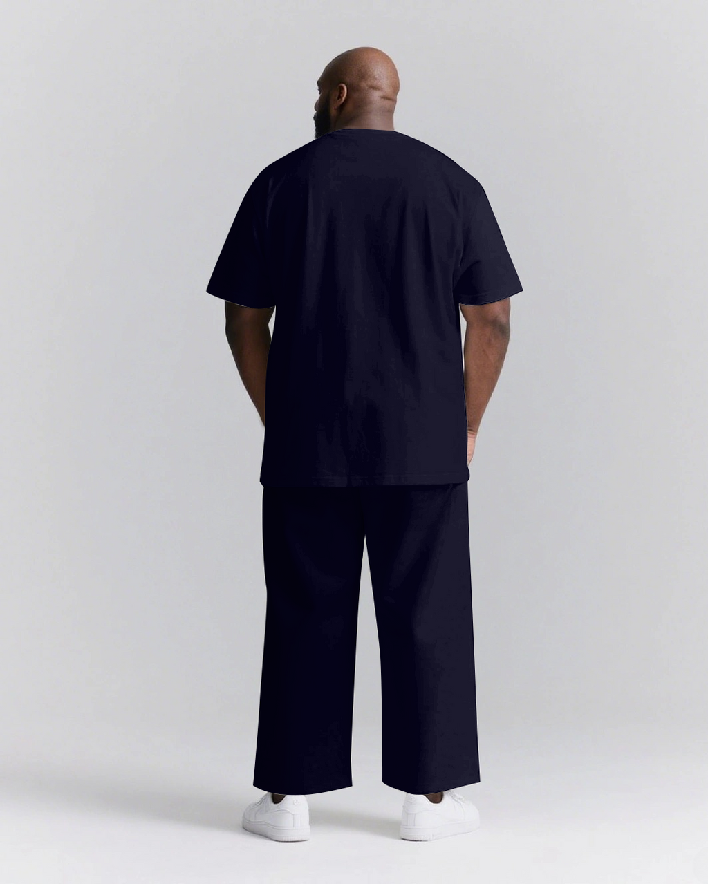 Big & Tall Streetwear T-Shirt Pants Set for big men view 3