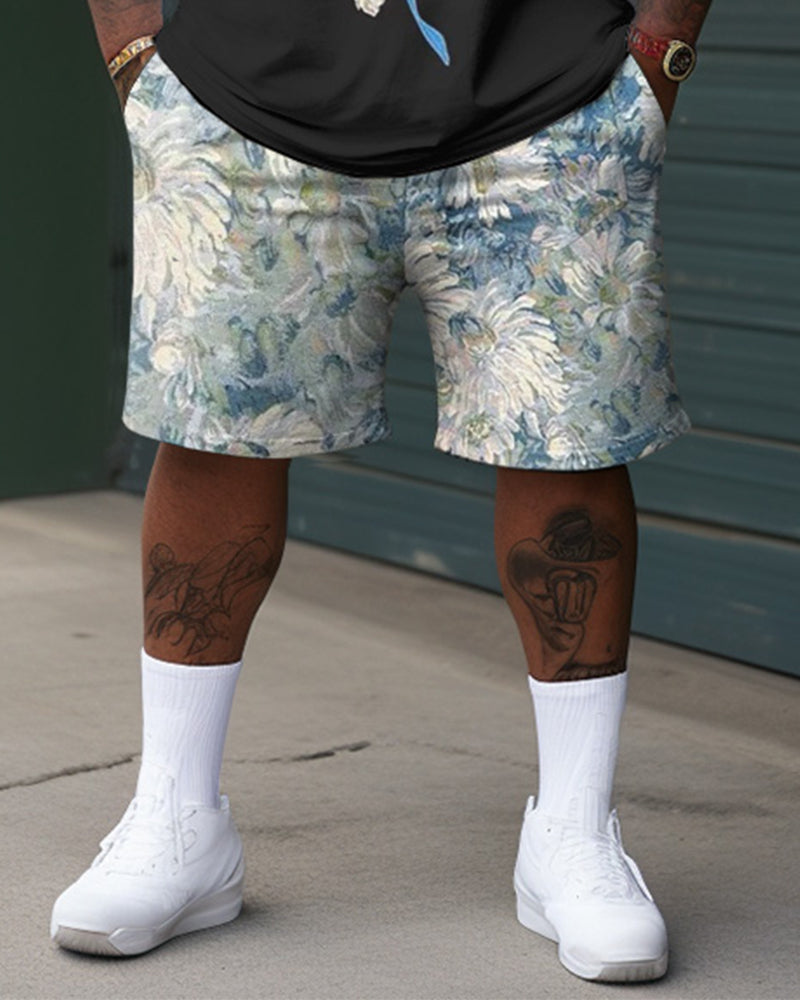 Big & Tall Floral Two-piece Set for big men view 3