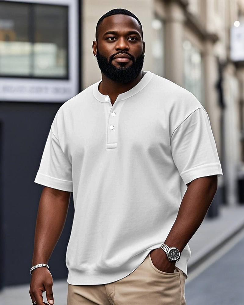Big & Tall Solid Color T-Shirt for big men view 1
