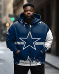 Big & Tall Colorblock Hoodie for big men view 1