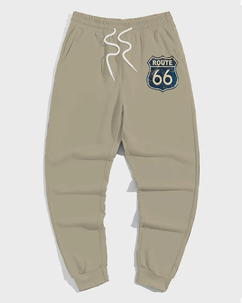 Big & Tall Graphic Hoodie Sweatpants Set for big men view 3