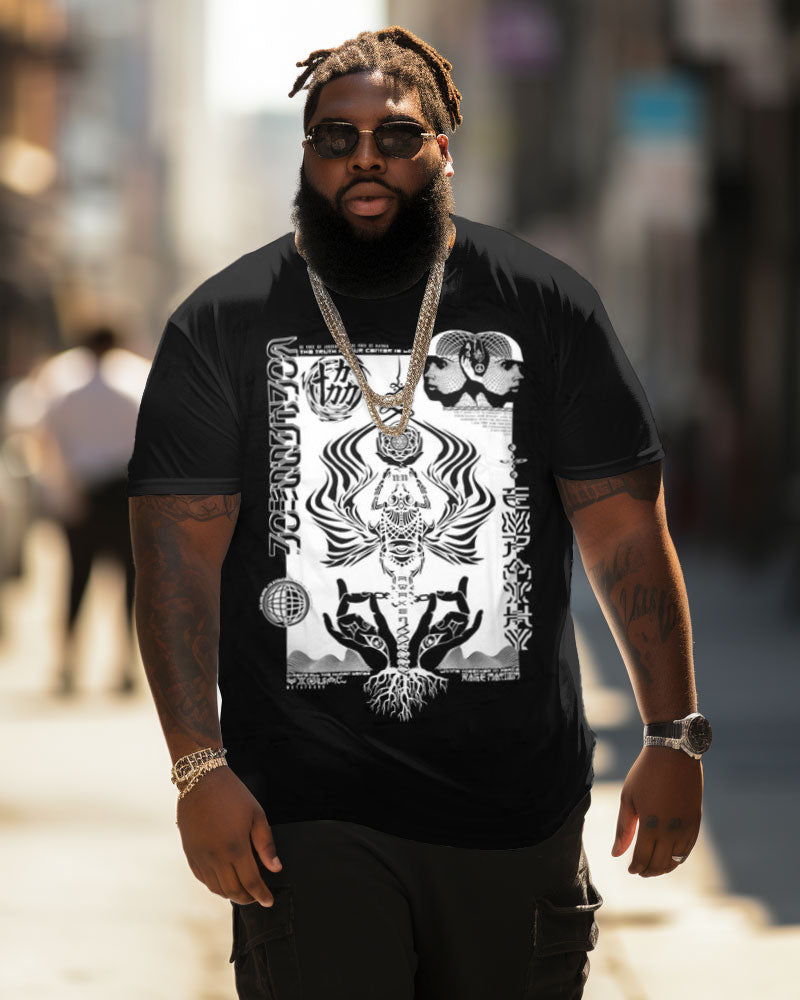 Big & Tall Streetwear T-Shirt for big men view 1