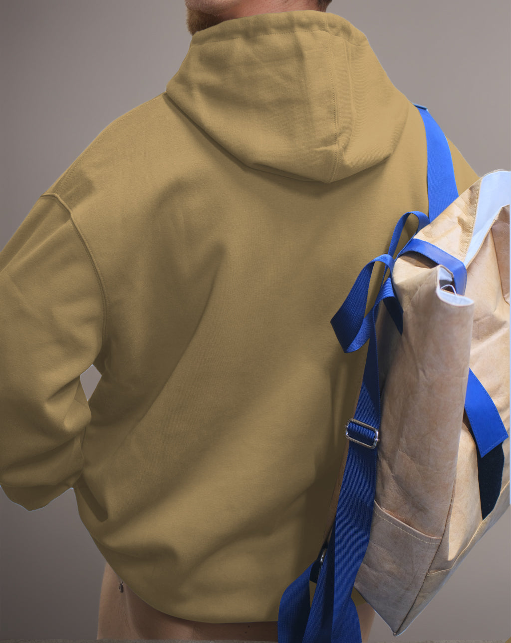 Big & Tall Athletic Streetwear Hoodie for big men view 5