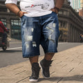 Big & Tall Denim Graffiti Streetwear Jeans for big men view 1