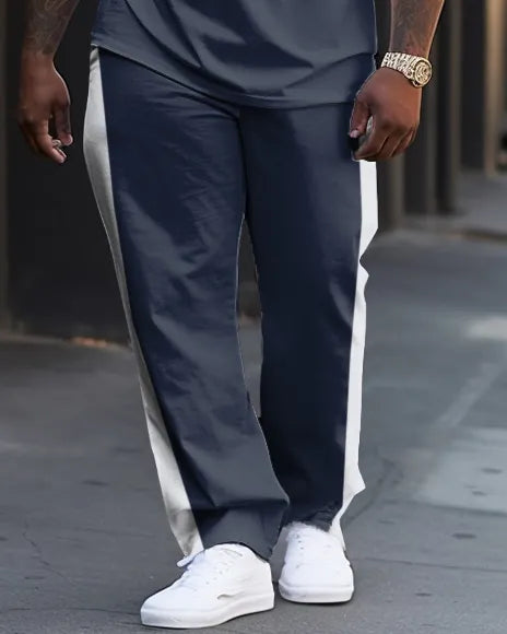 Big & Tall Streetwear Two-piece Set for big men view 3