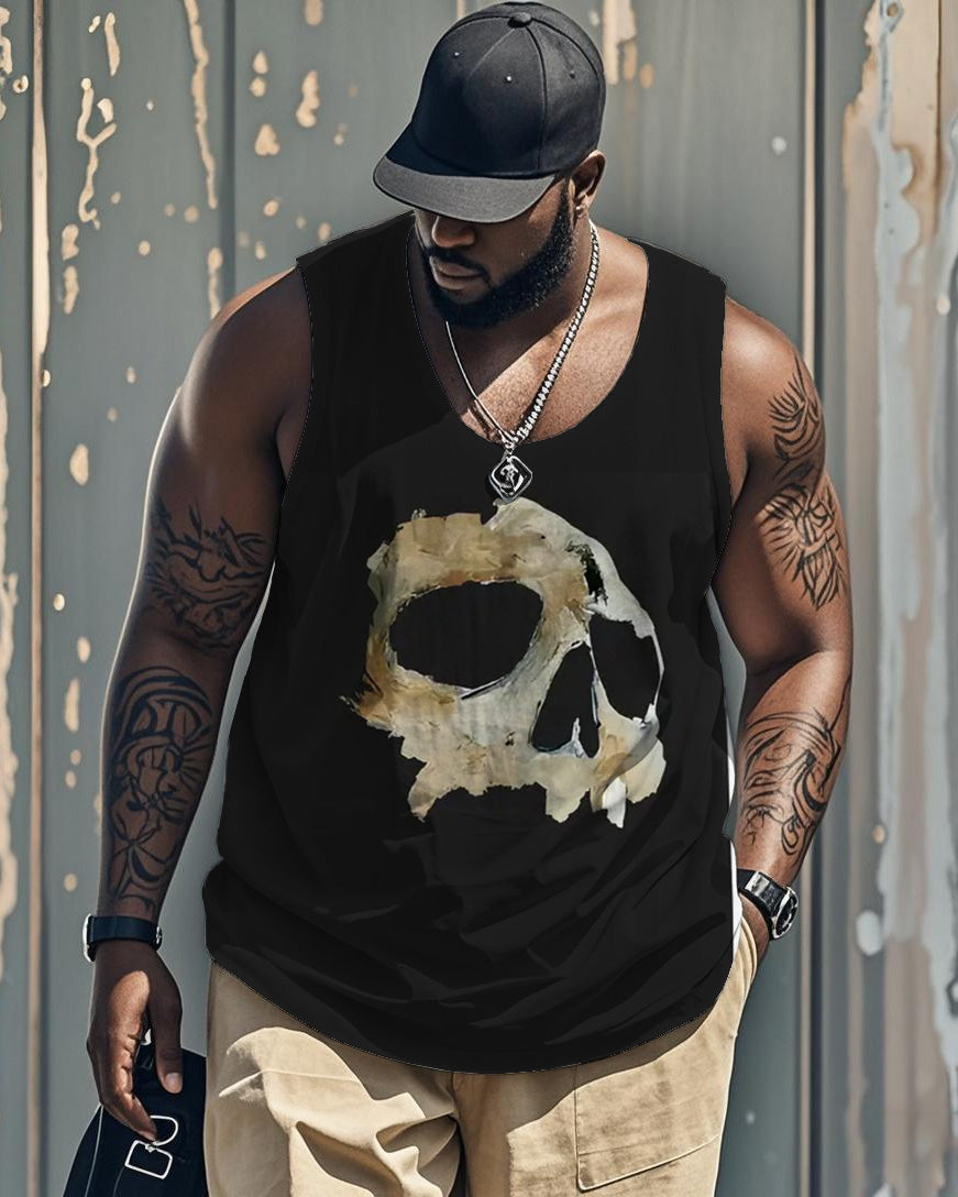 Big & Tall Graphic Streetwear Skull Men's Clothing for big men view 1