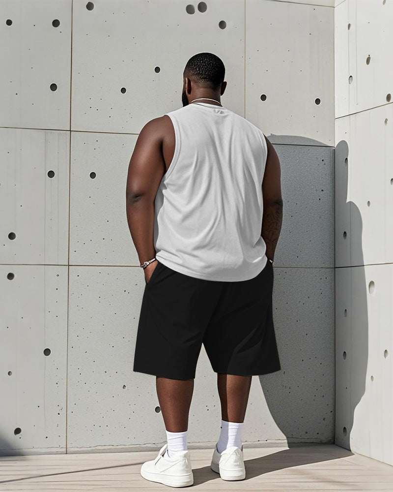 Big & Tall Graphic Two-piece Set for big men view 4