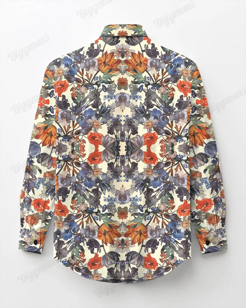 Big & Tall Streetwear Long Sleeve Shirt for big men view 5