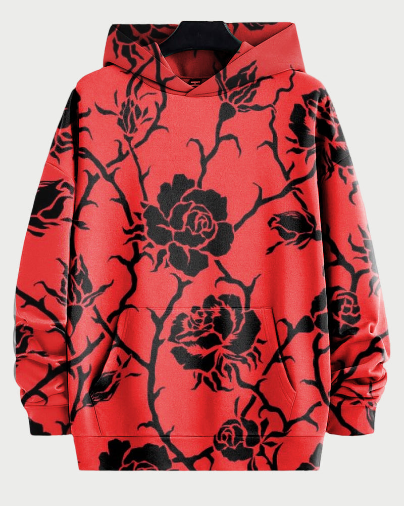 Big & Tall Graphic Hoodie Sweatpants Set for big men view 2