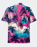 Big & Tall Hawaiian Graphic Short Sleeve Shirt for big men view 2