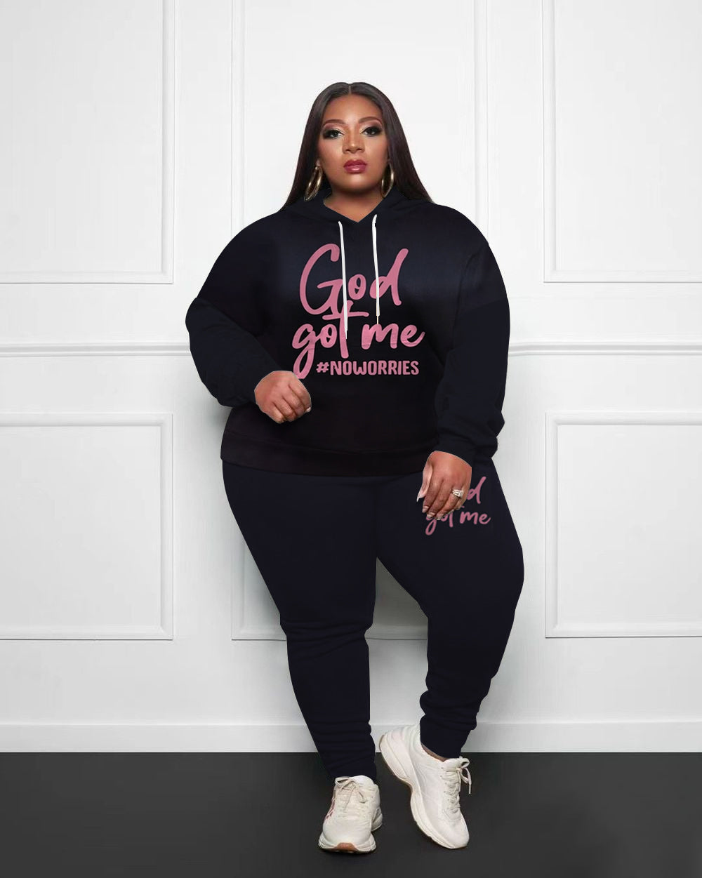 Big & Tall Streetwear Hoodie for big men view 1