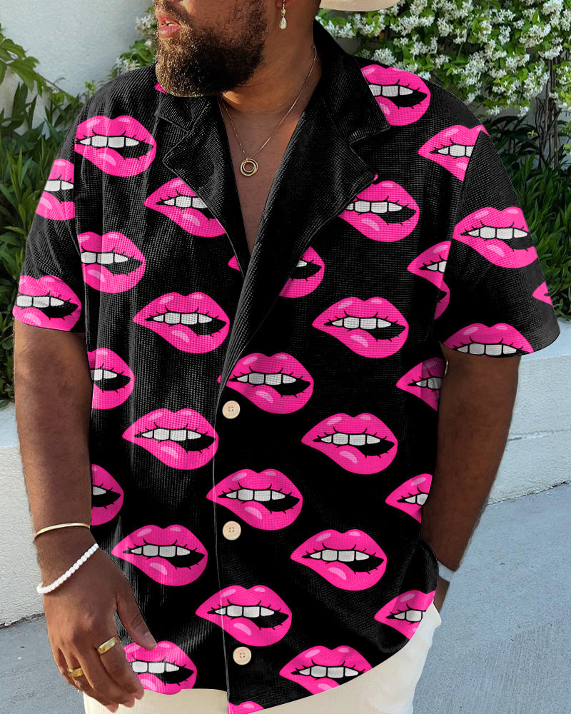 Big & Tall Pink Streetwear Jeans for big men
