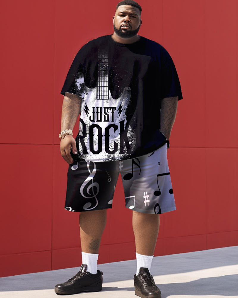 Big & Tall Graphic Two-piece Set for big men view 1
