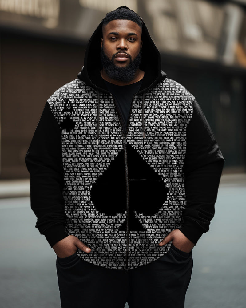 Big & Tall Colorblock Hoodie for big men