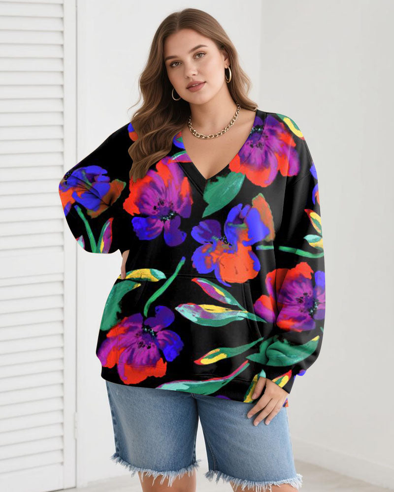 Big & Tall Graphic Floral Men's Clothing for big men view 1