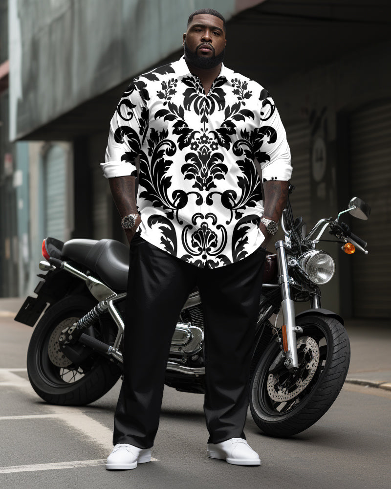 Big & Tall Vintage Two-piece Set for big men view 1