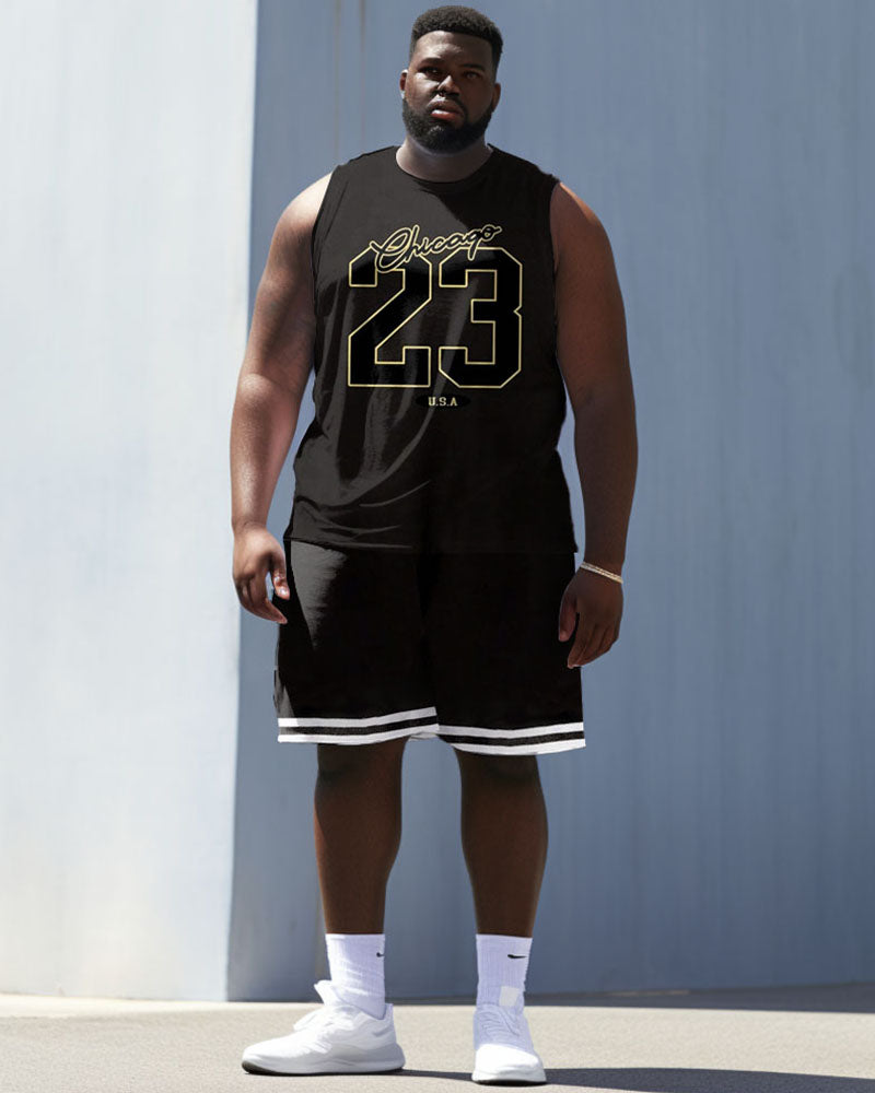 Big & Tall Athletic Two-piece Set for big men view 2