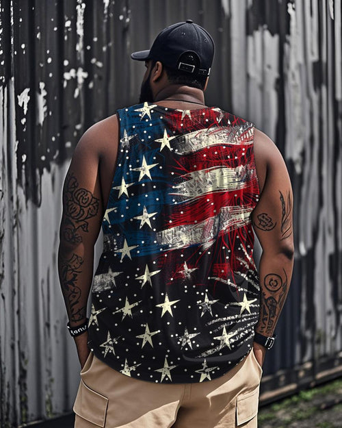 Big & Tall Graffiti Streetwear Men's Clothing for big men view 2