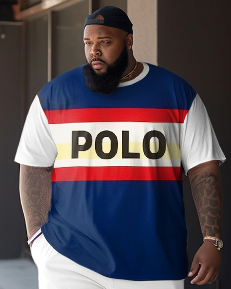 Big & Tall Athletic Two-piece Set for big men view 2